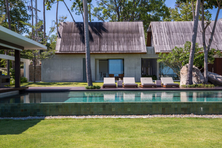 Villa Malabar Luxus Ferienhaus Koh Samui Thailand Mieten Detail Pool