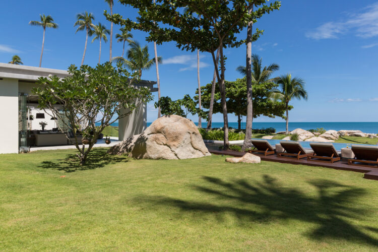 Villa Malabar Luxus Ferienhaus Koh Samui Thailand Mieten Garten