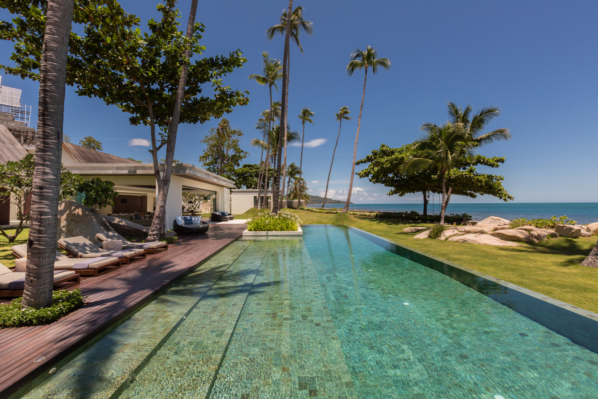 Villa Malabar Luxus Ferienhaus Koh Samui Thailand Mieten Pool