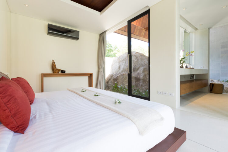 Villa Malabar Luxus Ferienhaus Koh Samui Thailand Mieten Schlafzimmer Mit Bad Ensuite