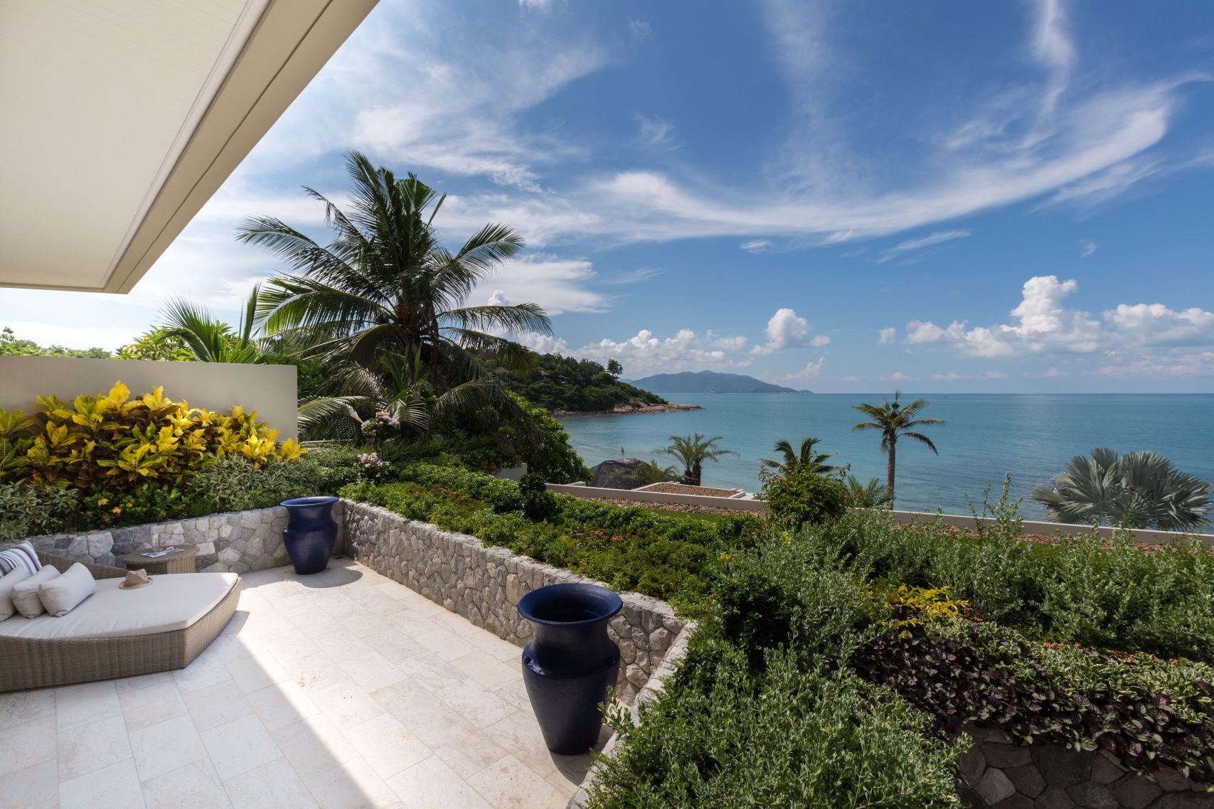 Villa Maliya Luxus Ferienhaus Koh Samui Thailand Terrasse