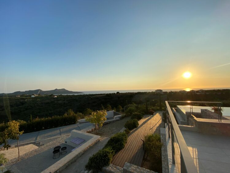 Villa Messinia Luxus Ferienhaus Peloponnes Griechenland Ausblick
