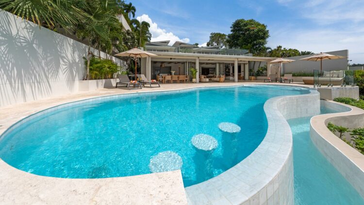 Villa Peace Oceanfront Luxus Ferienhaus Koh Samui Thailand Mieten Detail Pool