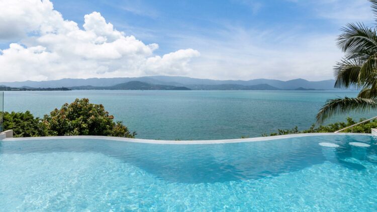 Villa Peace Oceanfront Luxus Ferienhaus Koh Samui Thailand Mieten Infinitypool