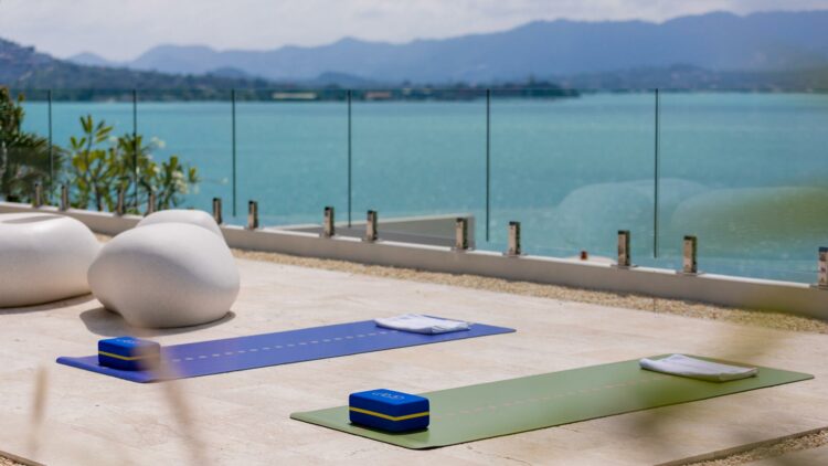 Villa Peace Oceanfront Luxus Ferienhaus Koh Samui Thailand Mieten Yoga