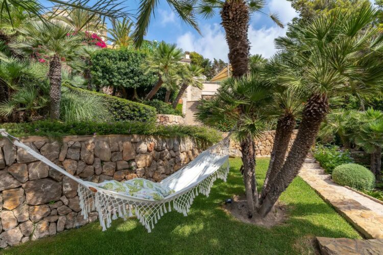 Villa Port Andraxt View Luxus Ferienhaus Mallorca Hängematte