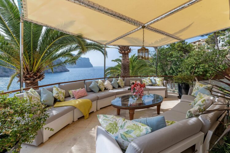 Villa Port Andraxt View Luxus Ferienhaus Mallorca Outdoor Lounge