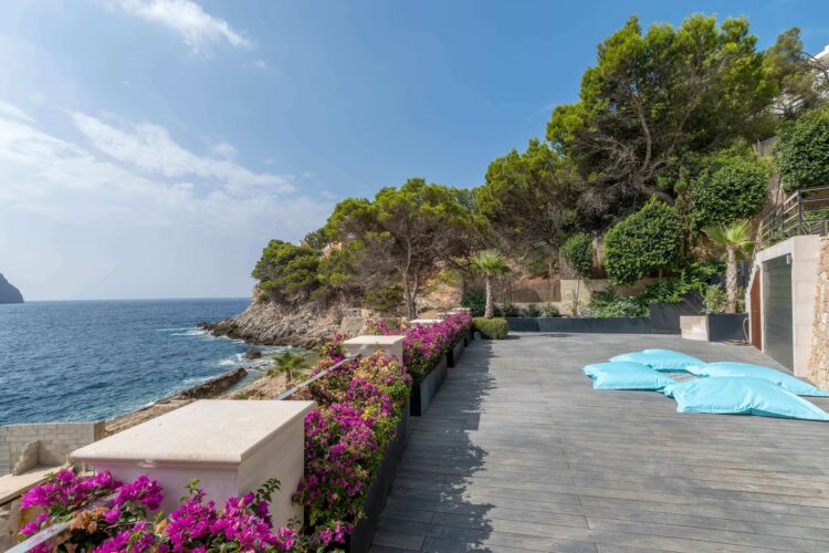 Villa Port Andraxt View Luxus Ferienhaus Mallorca Terrasse