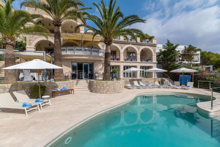 Villa Port Andraxt View Traumhaftes Ferienhaus Mallorca Poolterrasse