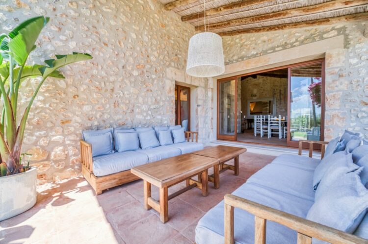 Villa San Lorenzo Luxus Ferienhaus Mallorca Outdoor Lounge