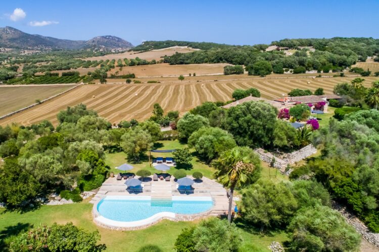 Villa San Lorenzo Luxus Ferienhaus Mallorca Blick Von Oben