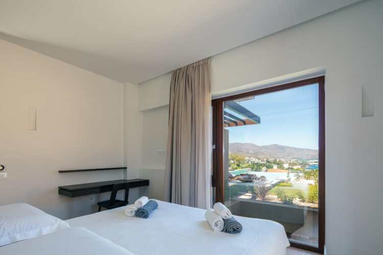 Villa Spinalonga Traumhaftes Ferienhaus Kreta Elounda Mieten Schlafzimmer