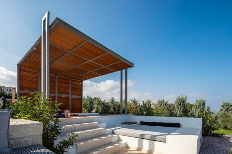 Villa Violi I Luxus Ferienvilla Kreta Mieten Outdoor Lounge