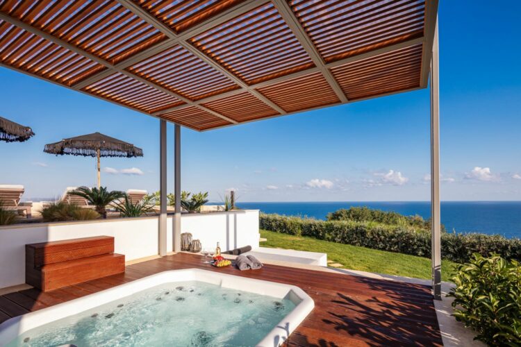 Villa Violi Ii Luxus Ferienhaus Kreta Mieten Whirlpool Mit Meerblick