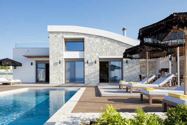 Villa Violi Iii Trauumhaftes Ferienhaus Kreta Mieten Außenansicht Detail