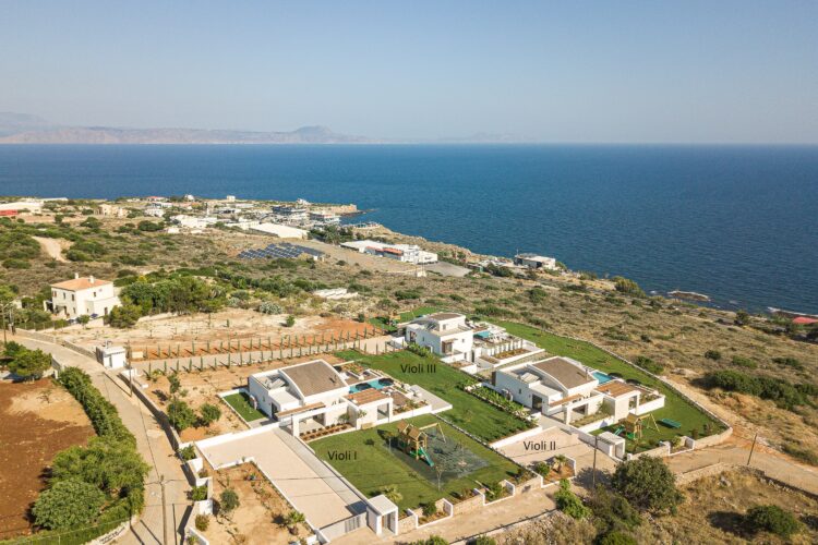 Violi I Ii Und Iii Luxus Ferienhaus Kreta Lage Der Villen